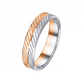 Обручальное кольцо 4 мм из комбинированного золота Primossa 530-000-765 530-000-765 фото