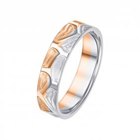 Обручальное кольцо 4 мм из комбинированного золота Primossa 530-000-767 530-000-767 фото