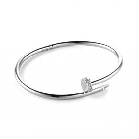 Браслет из белого золота Гвоздь АЛЬКОР с бриллиантом 53355-200 53355-200 фото