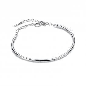 Браслет из белого золота АЛЬКОР 53843-200 с бриллиантом 53843-200 фото