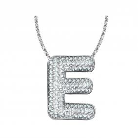 Серебряная подвеска-буква Е TALANT с фианитом 54-72-0001-17734 54-72-0001-17734 фото
