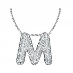 Серебряная подвеска-буква М TALANT с фианитом 54-72-0001-17737 54-72-0001-17737 фото