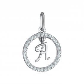 Серебряная подвеска-буква А TALANT с фианитом 54-72-0001-28743 54-72-0001-28743 фото