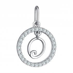 Серебряная подвеска-буква О TALANT с фианитом 54-72-0001-29413 54-72-0001-29413 фото