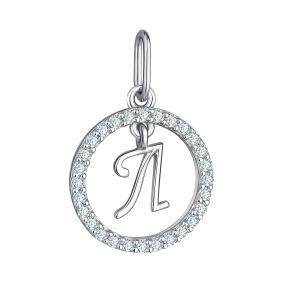 Серебряная подвеска-буква Л TALANT с фианитом 54-72-0001-29417 54-72-0001-29417 фото