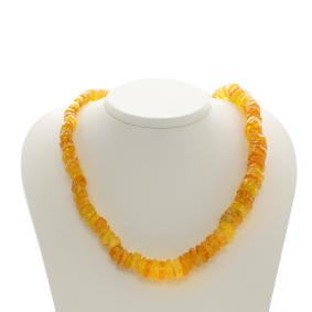 Бусы лечебные Таблетка Иконы ручной работы из необработанного янтаря 5401000233 5401000233 фото