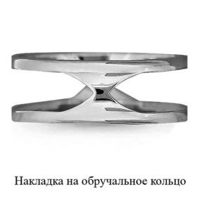 Кольцо из белого золота AQUAMARINE 54028 54028 фото