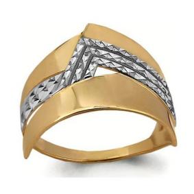 Золотое кольцо AQUAMARINE 54211 54211 фото