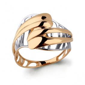 Золотое кольцо AQUAMARINE 54355 54355 фото