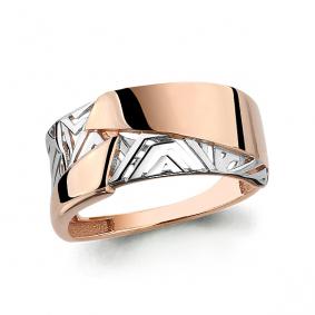 Золотое кольцо AQUAMARINE 54461 54461 фото