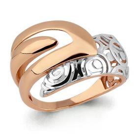 Золотое кольцо AQUAMARINE 54472 54472 фото