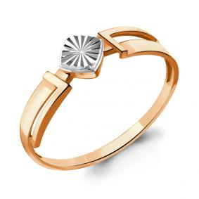 Золотое кольцо AQUAMARINE 54592 54592 фото