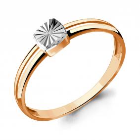 Золотое кольцо AQUAMARINE 54594 54594 фото