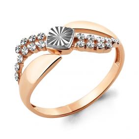 Золотое кольцо AQUAMARINE 54617 54617 фото