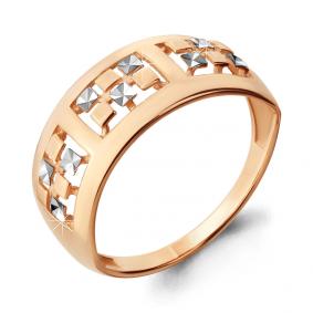 Золотое кольцо AQUAMARINE 54664 54664 фото