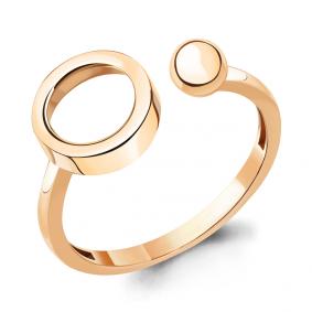 Золотое кольцо AQUAMARINE 54909 54909 фото