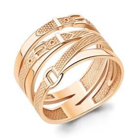 Золотое кольцо AQUAMARINE 54930 54930 фото