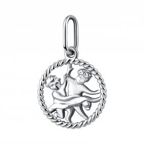 Серебряная подвеска Знак зодиака Близнецы TALANT 55-72-0000-13090 55-72-0000-13090 фото