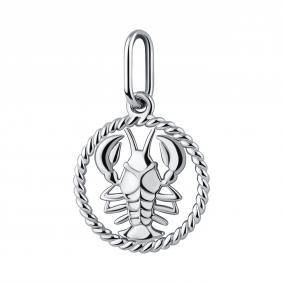 Серебряная подвеска Знак зодиака Рак TALANT 55-72-0000-13091 55-72-0000-13091 фото