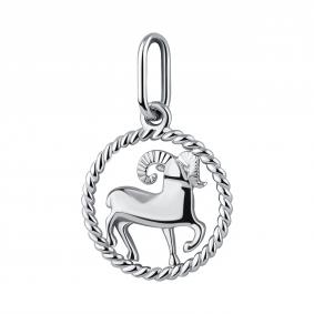 Серебряная подвеска Знак зодиака Овен TALANT 55-72-0000-13095 55-72-0000-13095 фото