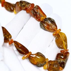 Колье ИП Шавкунов ИН 551030450601 с янтарём 551030450601 фото