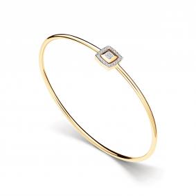 Золотой браслет АЛЬКОР 56669-300 с бриллиантом 56669-300 фото