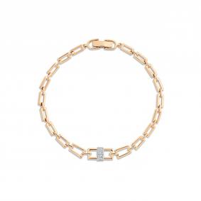 Золотой браслет АЛЬКОР 56870-100 с бриллиантом 56870-100 фото