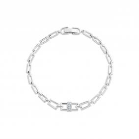 Золотой браслет АЛЬКОР 56870-200 с бриллиантом 56870-200 фото