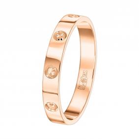 Золотое обручальное кольцо 3 мм Primossa 600-000-294 600-000-294 фото