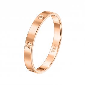 Золотое обручальное кольцо 3 мм Primossa 600-000-296 600-000-296 фото