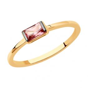 Золотое кольцо SOKOLOV 6014306 с турмалином 6014306 фото