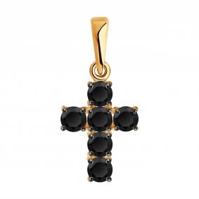 Золотая подвеска SOKOLOV 6034174 с турмалином 6034174 фото