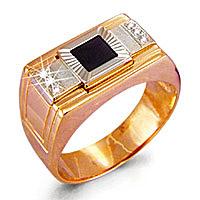 Золотое кольцо AQUAMARINE 60619Ч 60619Ч фото