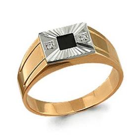 Золотое кольцо AQUAMARINE 60632 с фианитом 60632 фото