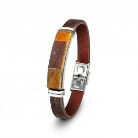 Лечебный браслет из экокожи ИП Шавкунов ИН с янтарём 61430070 61430070 фото