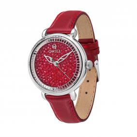 Серебряные часы QWILL 6171.00.00.9.86A с минеральным стеклом 6171.00.00.9.86A фото