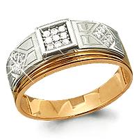 Золотое кольцо AQUAMARINE 62067А 62067А фото