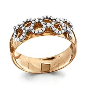 Золотое кольцо AQUAMARINE 62261А 62261А фото