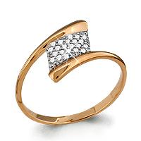 Золотое кольцо AQUAMARINE 62476А 62476А фото