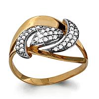 Золотое кольцо AQUAMARINE 62723А 62723А фото