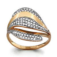 Золотое кольцо AQUAMARINE 62727А 62727А фото