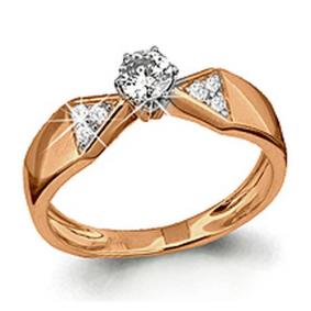 Золотое кольцо AQUAMARINE 63220 63220 фото