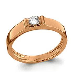 Золотое кольцо AQUAMARINE 63256 с Swarovski 63256 фото