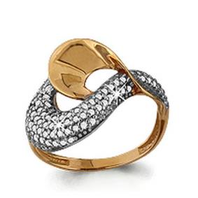 Золотое кольцо AQUAMARINE 63376А 63376А фото