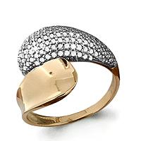 Золотое кольцо AQUAMARINE 63390А 63390А фото