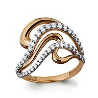 Золотое кольцо AQUAMARINE 63399А 63399А фото