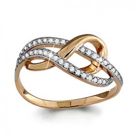 Золотое кольцо AQUAMARINE 63447А 63447А фото