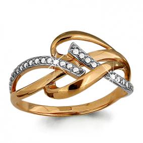 Золотое кольцо AQUAMARINE 63448А 63448А фото