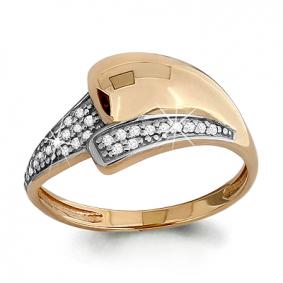 Золотое кольцо AQUAMARINE 63459А 63459А фото