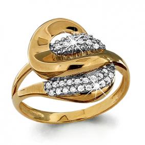 Золотое кольцо AQUAMARINE 63680А 63680А фото